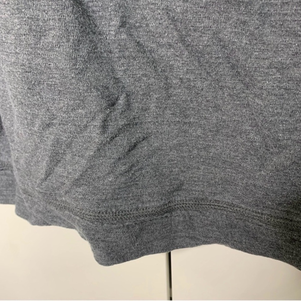 Calvin Klein Men’s Quarter-Zip Pullover Sweater Gray 100% Cotton Size LG - Picture 11 of 15